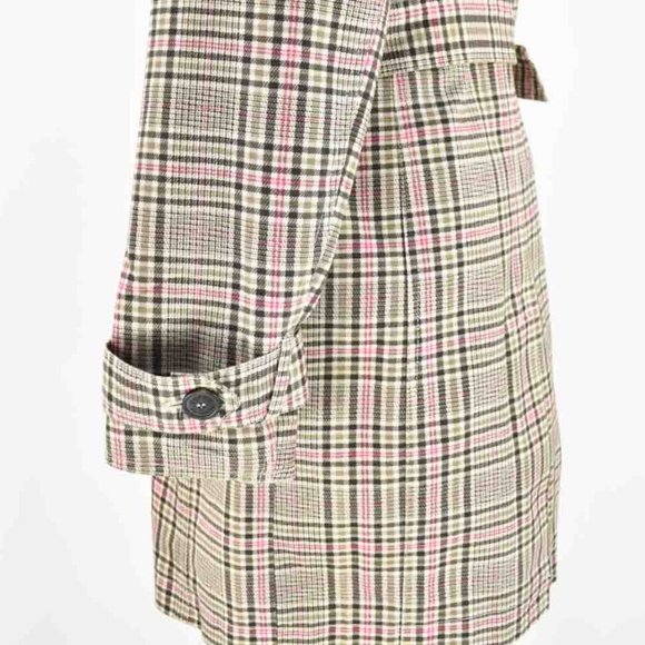 Plaid ESPRIT trench. Size M - Picture 5 of 16